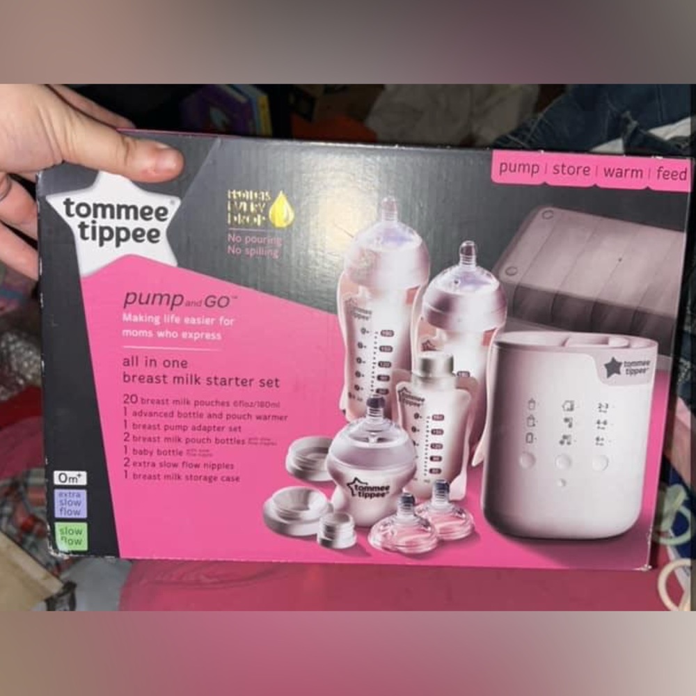 Tommee tippee pump and go set